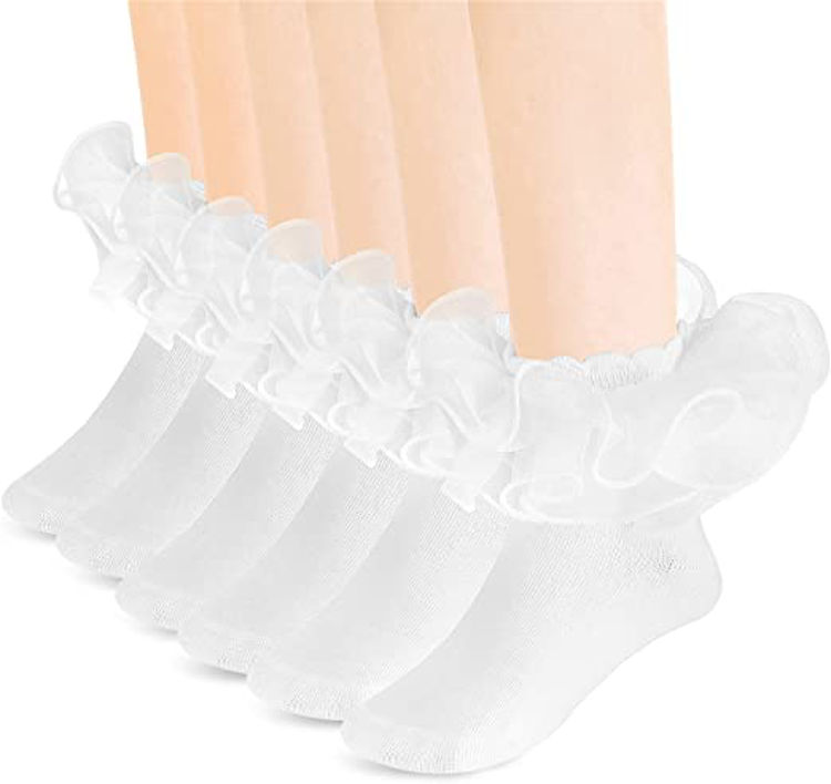 Picture of 52222- ELEGANT Ankle Socks FRILLY